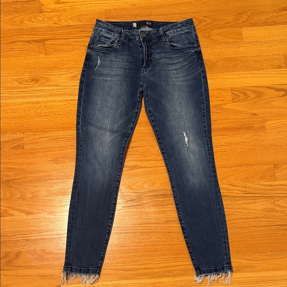 Kut From The Kloth Dark Blue Skinny Jeans
